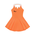 Women's Collared Halter A-Line Tennis Dress