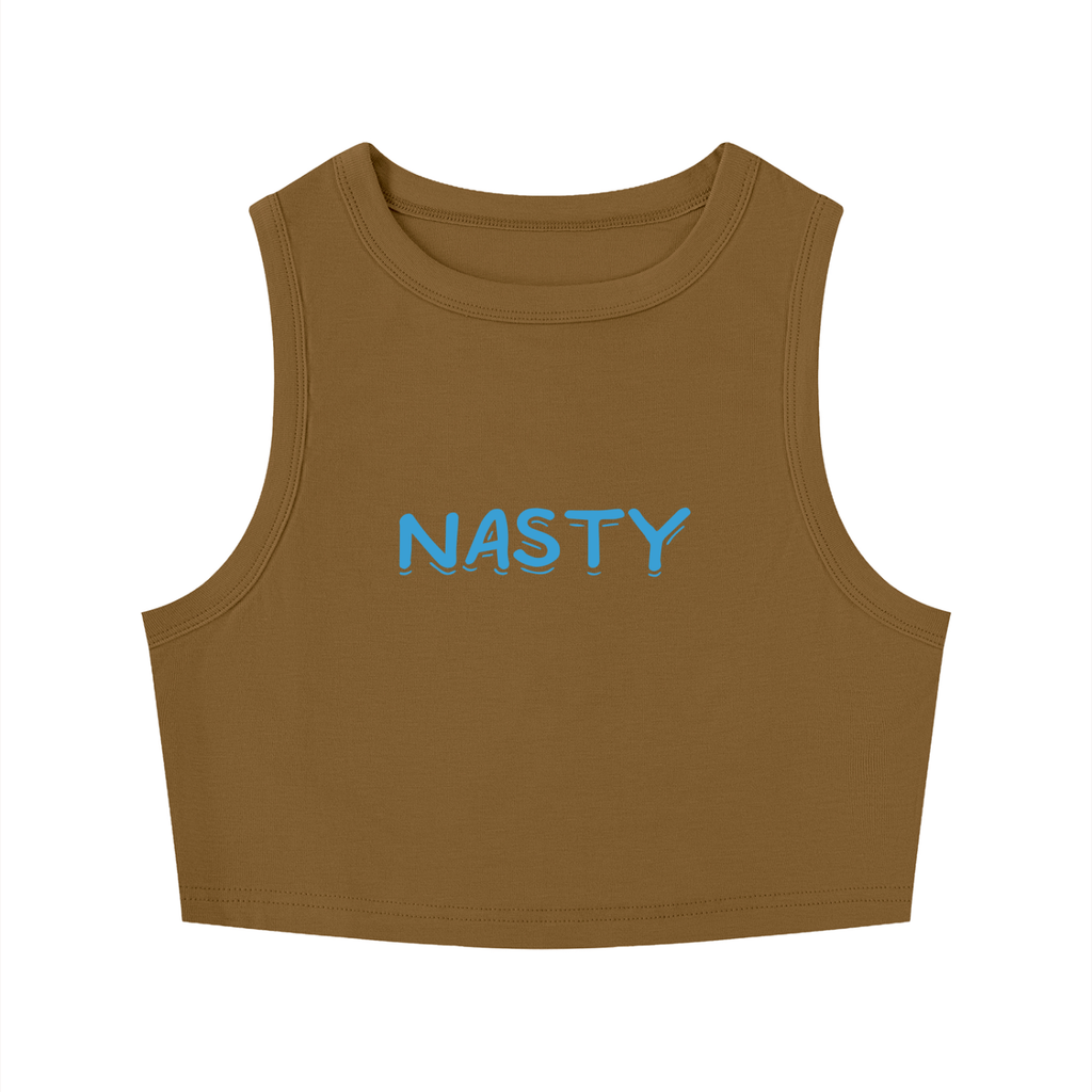 Women's Tight Crewneck Crop Tank Top