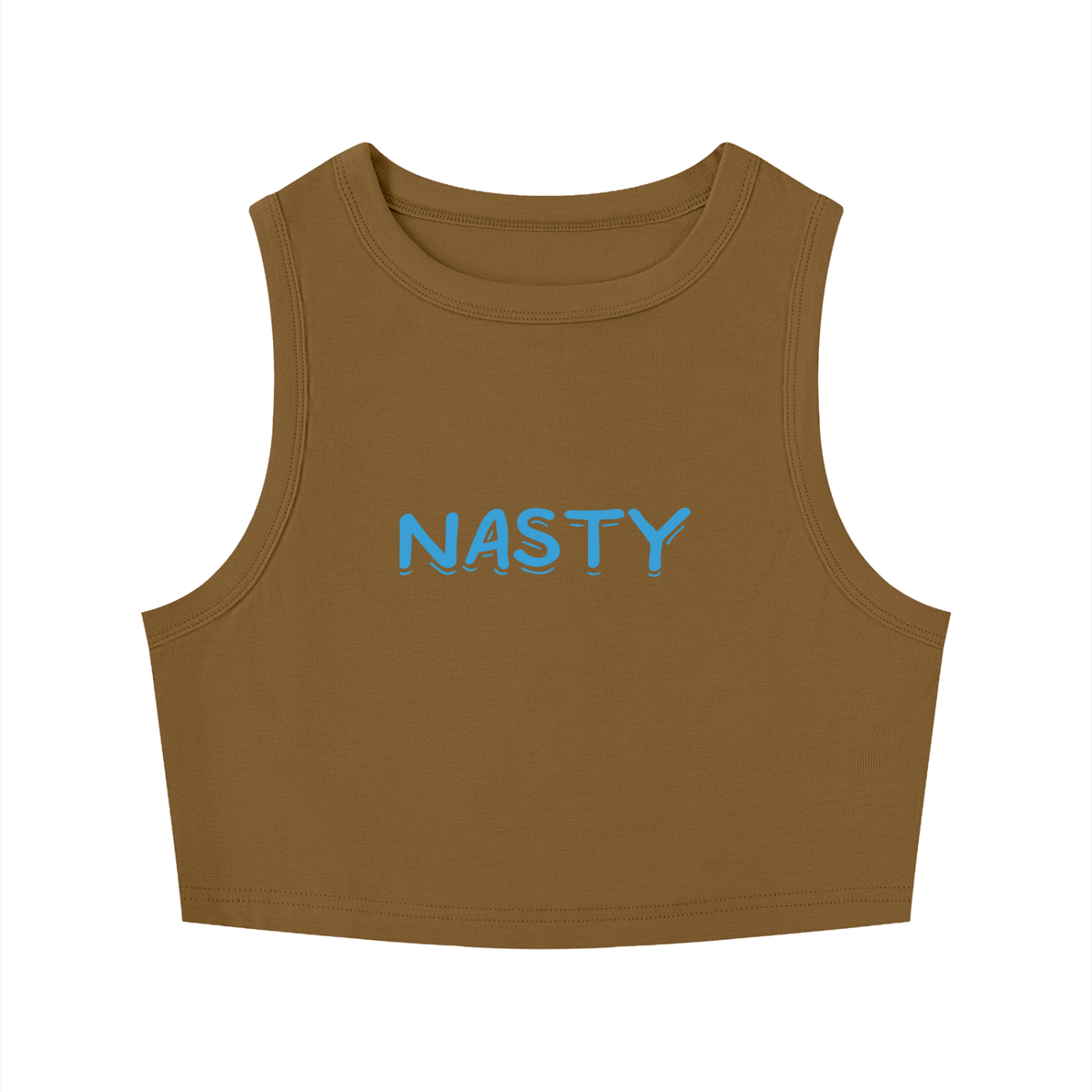 Women's Tight Crewneck Crop Tank Top