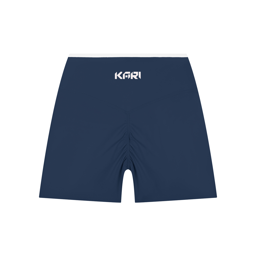 Women’s High Rise Color Block Yoga Shorts