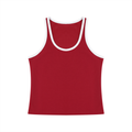 Women's Color Block Cropped Tank Top